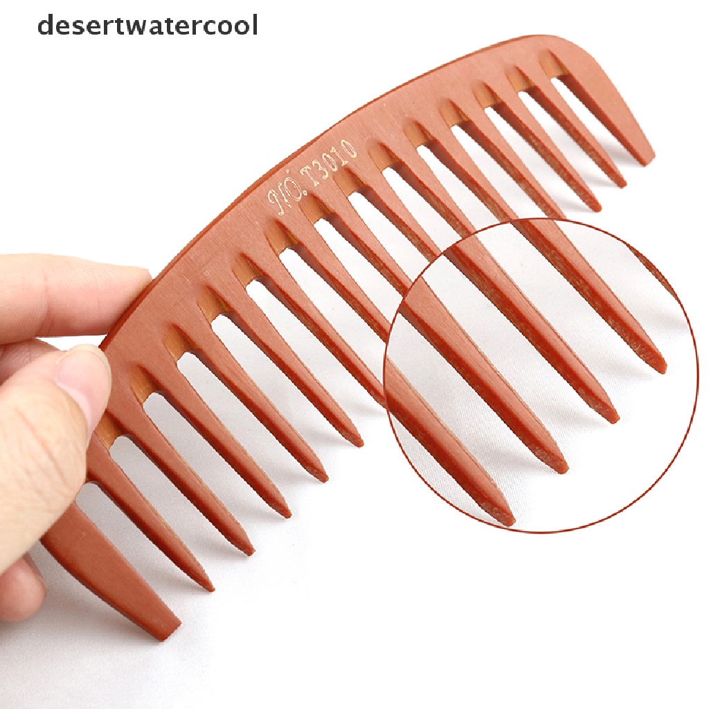 Deid 1PC Alat Styling Sikat Rambut Sisir Parg Kayu Anti-Statis Anti Kusut Martijn