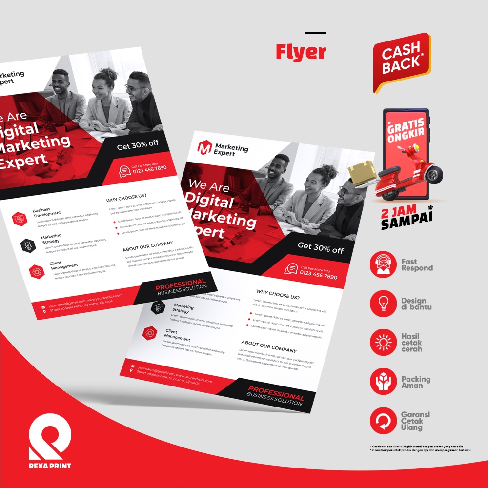 

Flyer . Brosur A4 | Paket Cetak Murah | Satuan