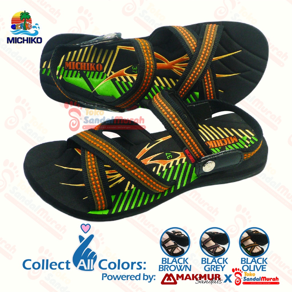 Toko Sendal Murah - Sandal Gunung Outdoor Uk 32 - 37 / Sandal Gunung Slide Pria / Sandal Gunung Pria Casual / Sandal Gunung Pria Santai / Sepatu Sandal Gunung Murah / [ Toko Sendal Murah Michiko SGT 03]