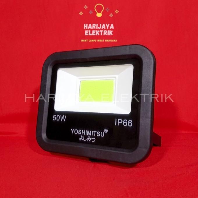 Yoshimitsu Lampu Kap Sorot 100 Watt Ip66 Sni Led Flood Light Tembak