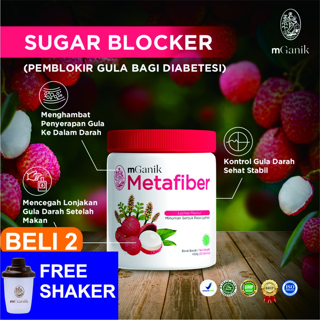 

Mganik metafiber rasa lychee
