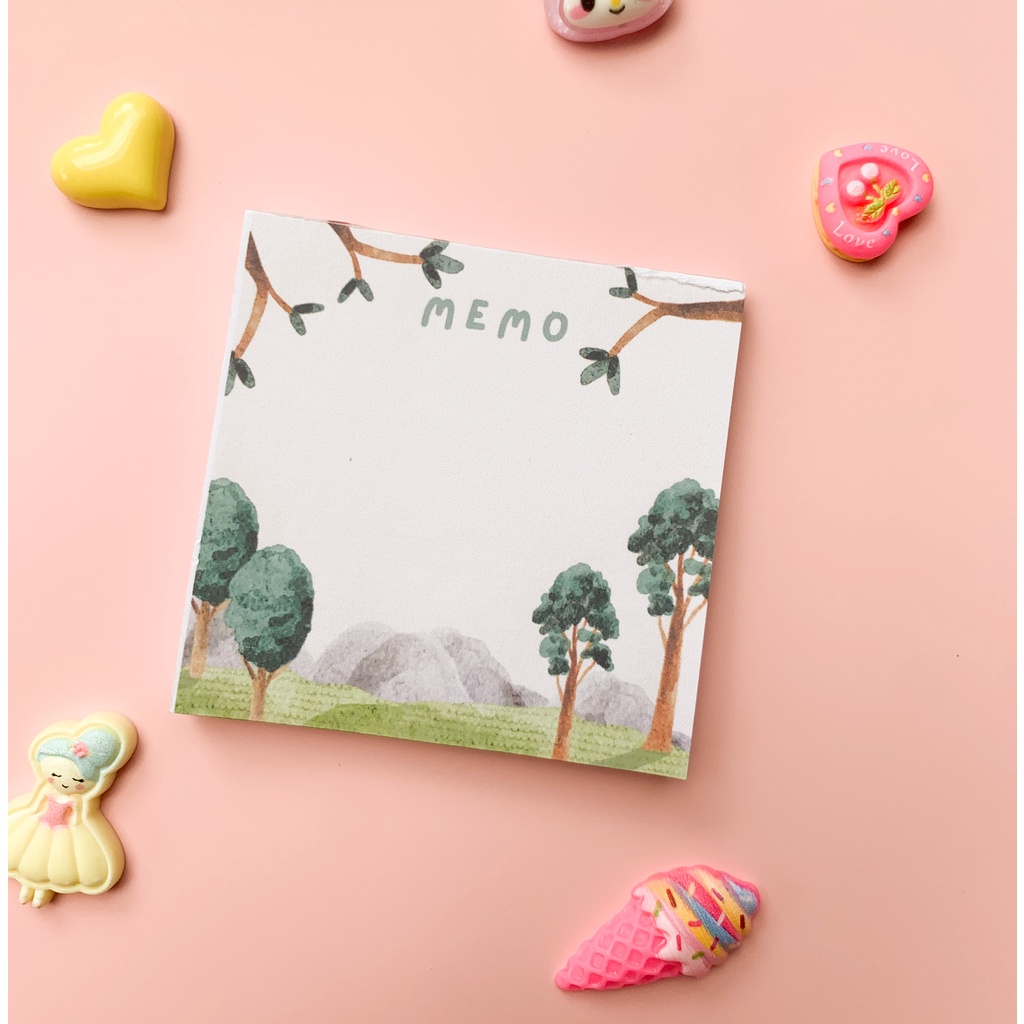 【GOGOMART】Kertas Memo Memopad Memo Notepad / Memo Catatan Bukan Sticky Notes Tempel - MM001