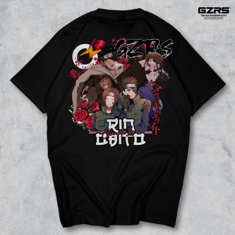 GZRS T-shirt Obito Rin Eternal Love - Black