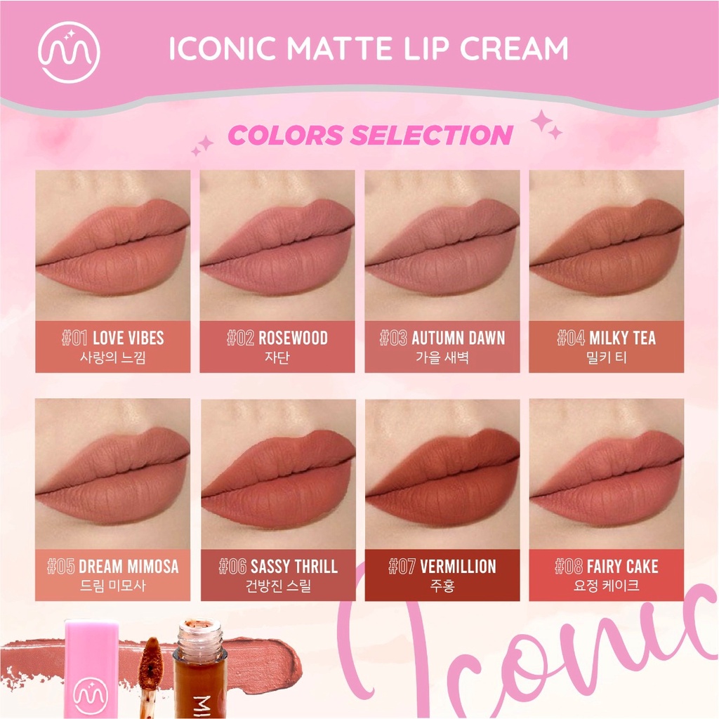 MINIPINK LIPSTICK Matte Tahan Lama 8 Warna Baru MP011