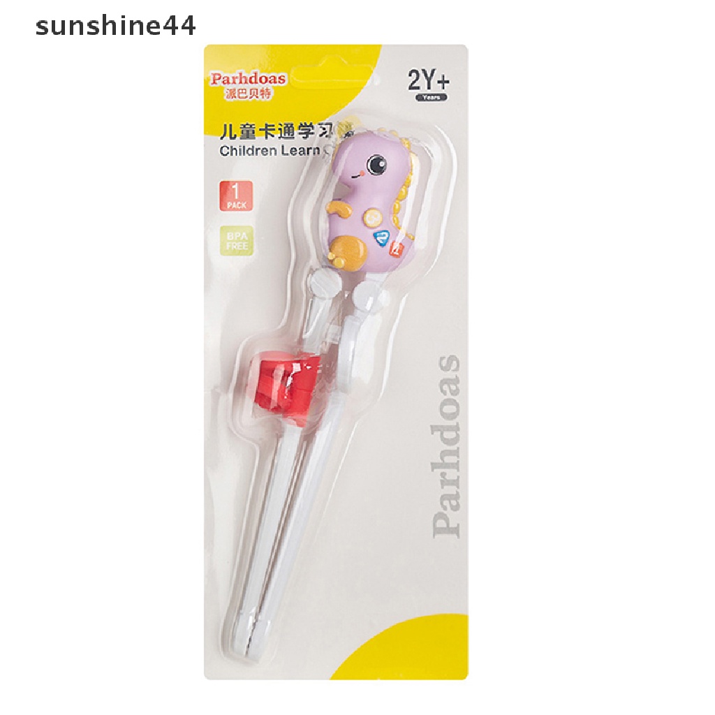 Sunshine 1pasang Sumpit Latihan Anak Kartun Hewan Kids Learning Chops.