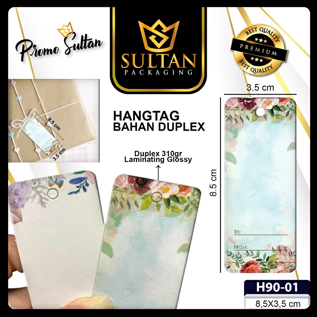 

Hangtag - Tag Label Aksesoris - Hangtag Kado Dekorasi Pesta Isi 20 Pcs - H90