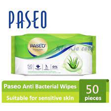 Tissue Paseo Cleansing Wipes 50sheet