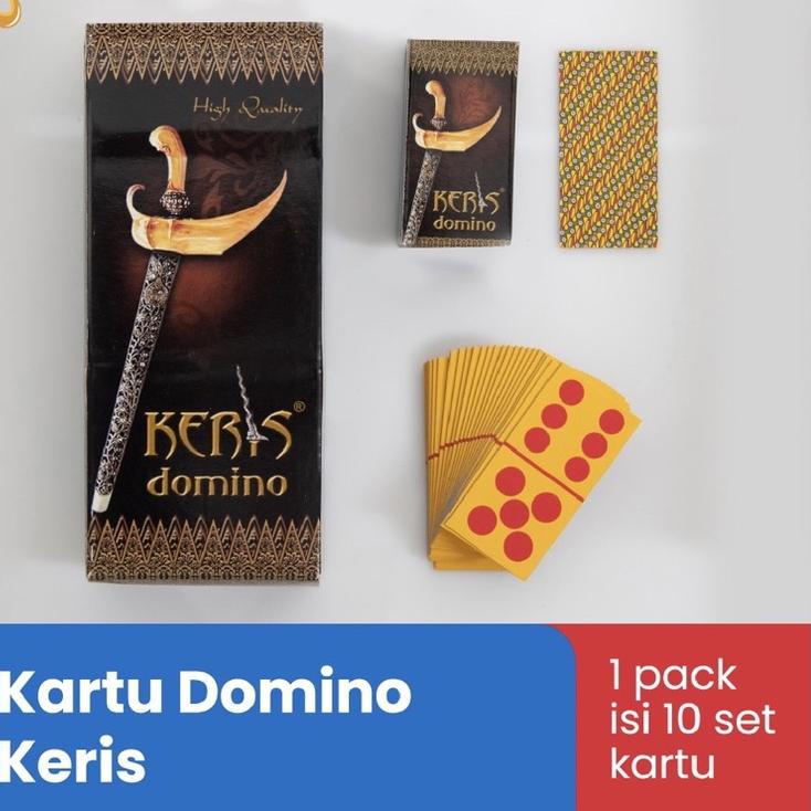 TERMURAH Kartu Domino Keris Termurah isi 10 set Game