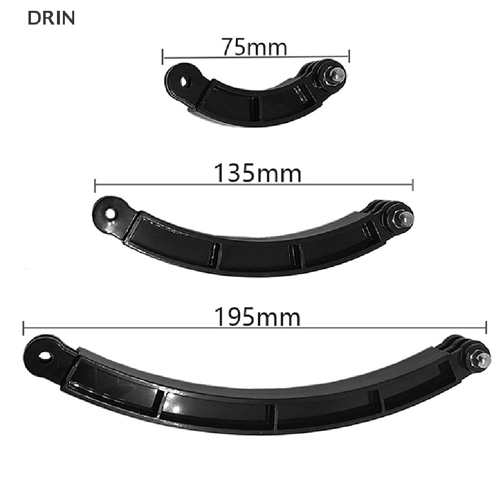 Dr Gopro Aksesoris 3-In-1 Curved Arced Extension Arms Dengan Panjang Yang Berbeda Sambungan Panjang Dan Pendek Dari Konversi Fotografi Untuk Gopro Hero9 8 7 6 5 vn