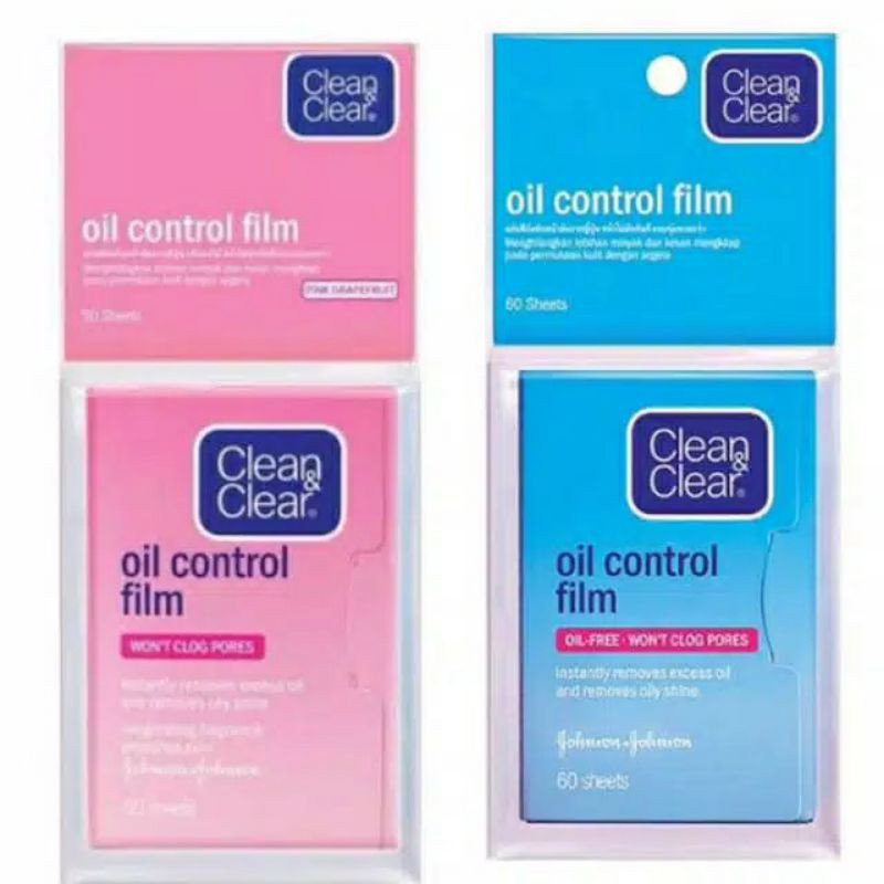 galerybeautysemarang CLEAN &amp; CLEAR Oil Control Film