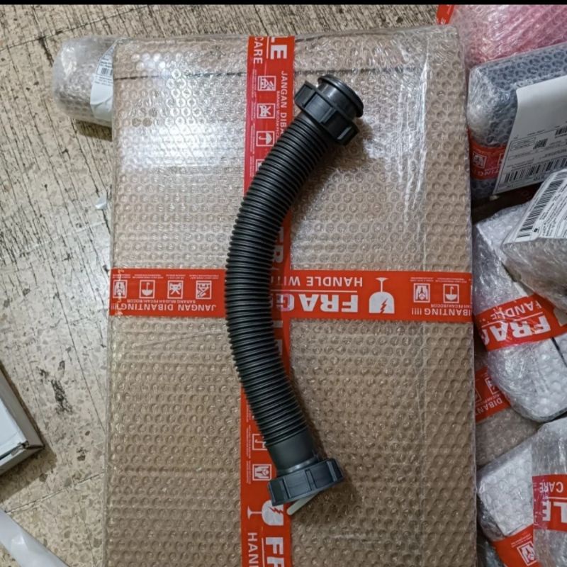 Sambungan pipa pembuangan kitchen sink 2 lobang / Pipa plastik pembuangan kitchen sink 2 lubang