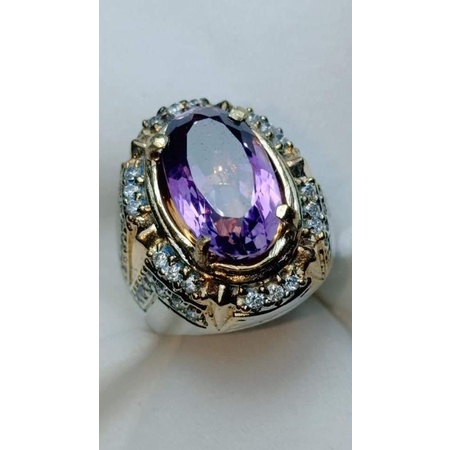 Kecubung Ungu Natural Amethyst + memo A381