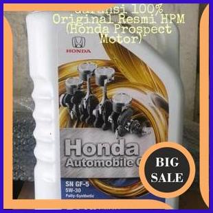 perkakas Oli Mesin E-PRO BLUE 5W-30 Galon atau 4 Liter Mobil Honda Brio Mobilio Jazz RS Freed BRV H