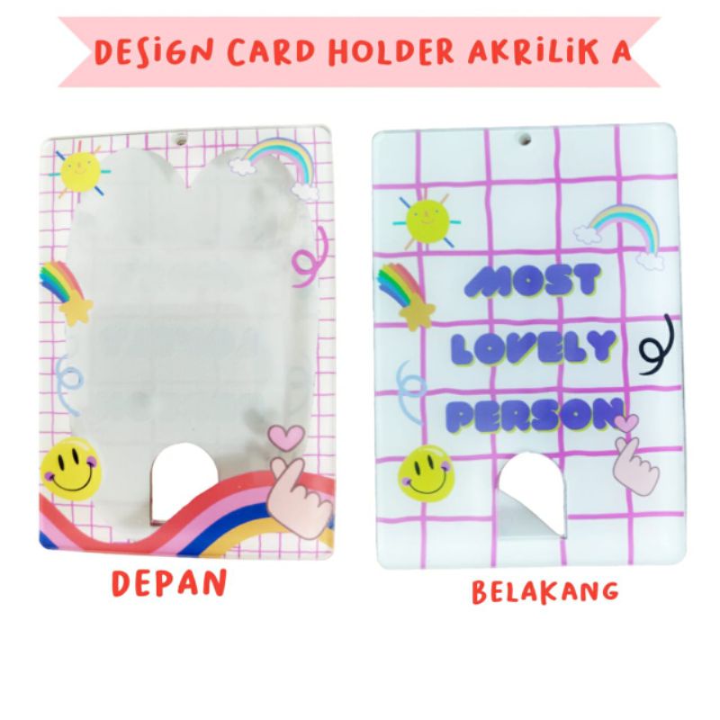 Photocard Holder Custom 30.000an