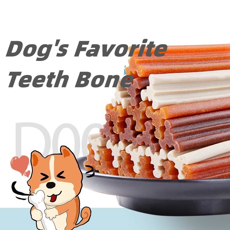 Dentalstick untuk Anjing 30pcs - Dog Treats - Snack Anjing - Pembersih Gigi Anjing - Penghilang Bau Mulut dan Gigi Anjing Dental Stix Dentalight