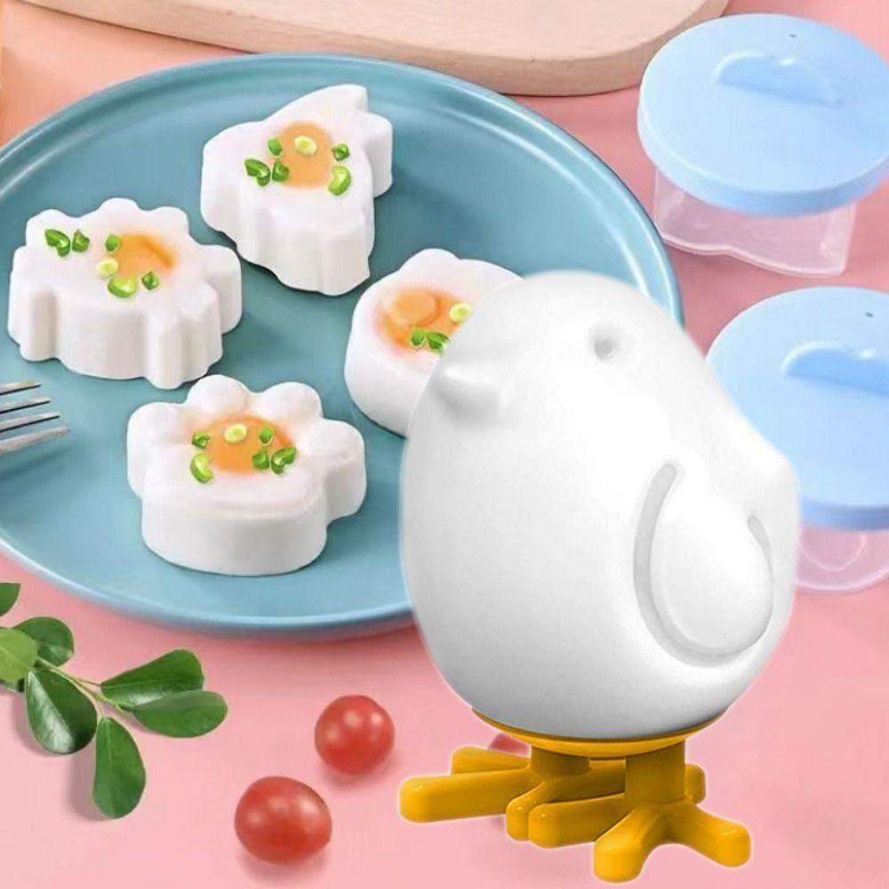 [Elegan] Cetakan Telur Rebus Lucu Plastik 3D Untuk Sarapan DIY Kartun Aksesoris Dapur Sushi Mold