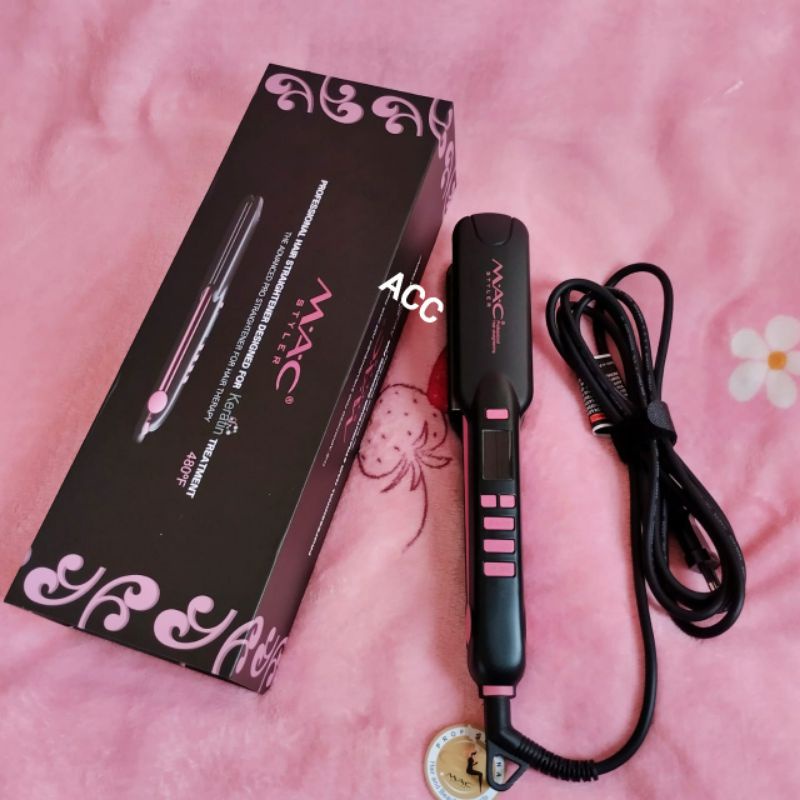 Catok Rambut Original Mac Professional Hair Straightner For Designed  Keratin Treatment