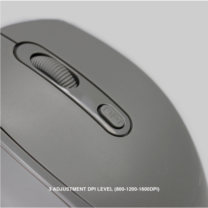 Mouse Wireless + Bluetooth Rexus Q35 Silent Click Office Mouse (Dual Connection)