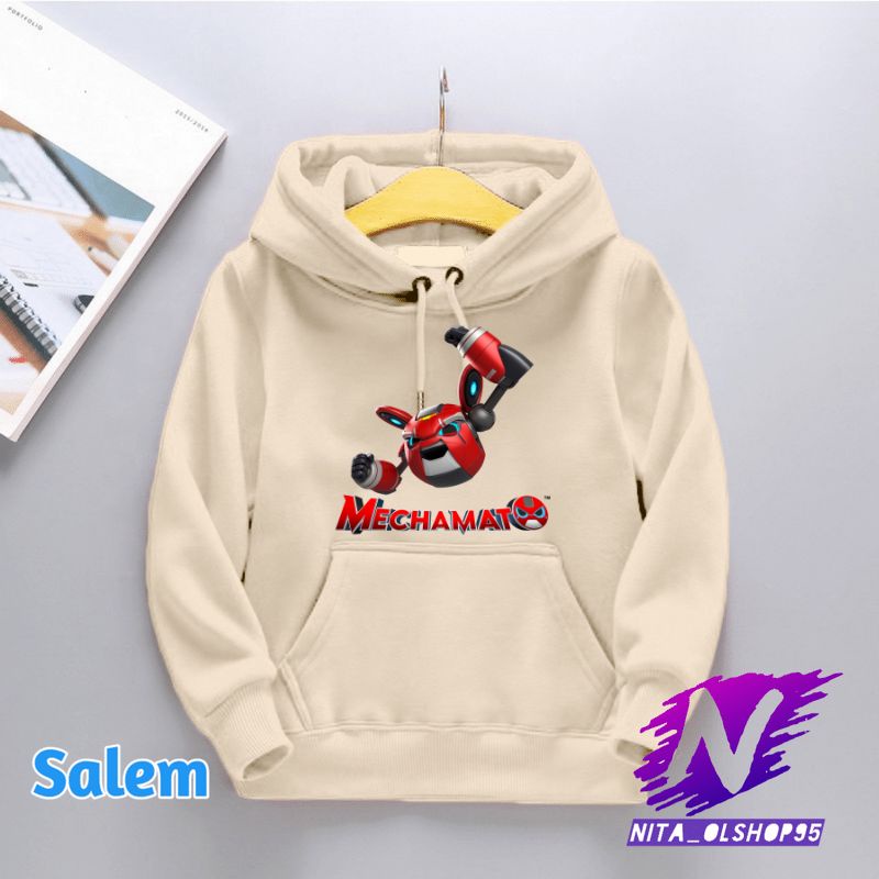 sweater hoodie anak mechabot