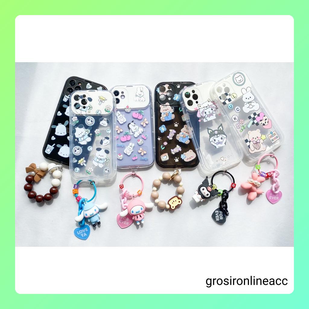 Softcase Cermin Motif karakter JJ36 DY for Iphone 7+ 8+ X Xs Xr Max 11 12 13 14 Pro Max 14+ Plus 14Plus