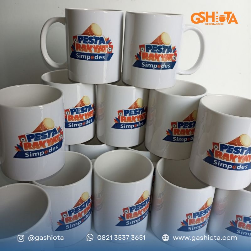 Jual SOUVENIR MUG CUSTOM MERCHANDISE BRANDING Shopee Indonesia