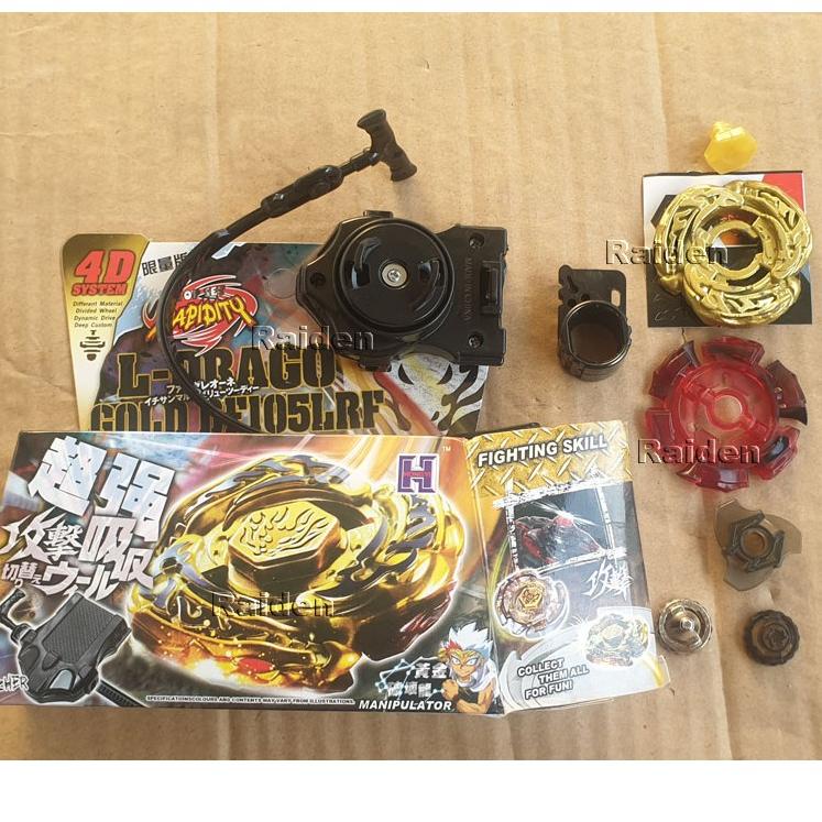 bQ beyblade gold l-drago destroy (kw) ldrago mainan gasing rakit jepang oB Diskon Promo