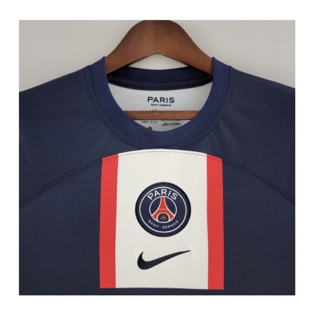 Kaos sepak bola pria jersey football klub baju atasan dewasa t-shirt seragam outfit club olahraga kostum futsal pakaian sports apparel psg messi navy