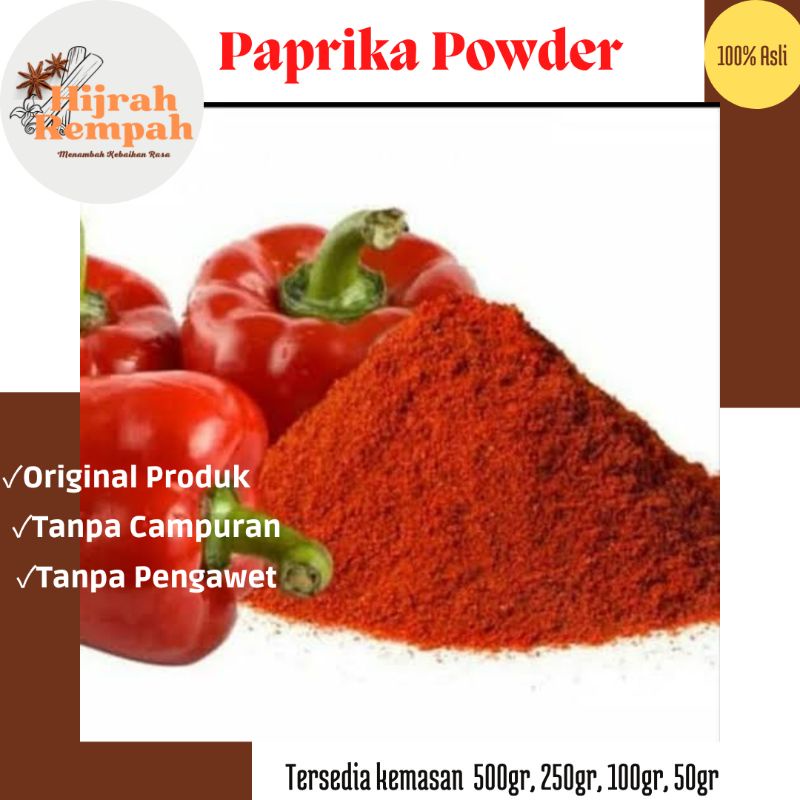 

Paprika Powder USA 100gr/ paprika bubuk
