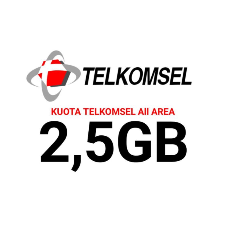 Paket Data Kuota Telkomsel 2,5Gb 5Hari All Area