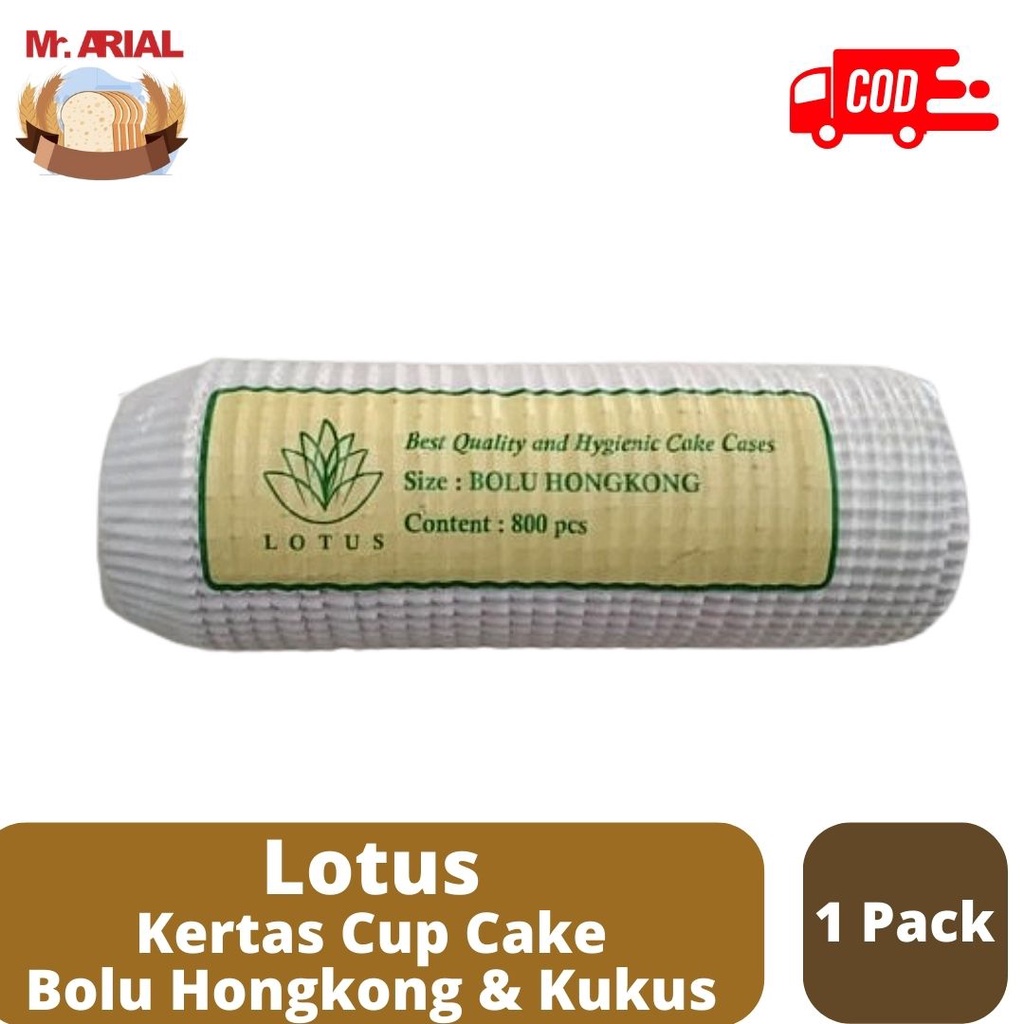 Cup Cake Motif & Polos /  Cup Cake Lotus Kertas Alas Bolu hongkong & Kue kukus Polos dan Color