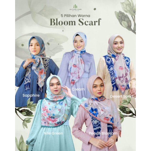 BLOOM SCARF BY ALYA HIJAB BY NAJA
