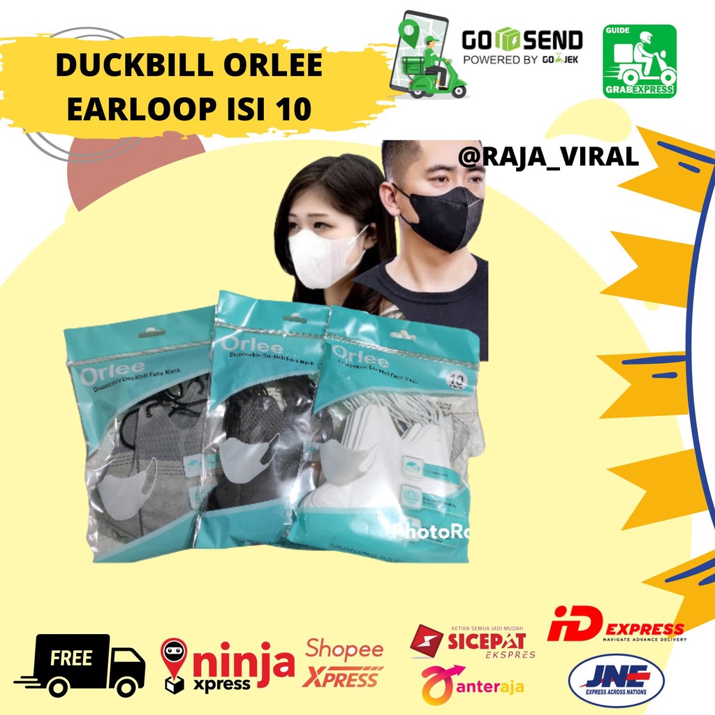 Masker Duckbill Orlee Isi 10