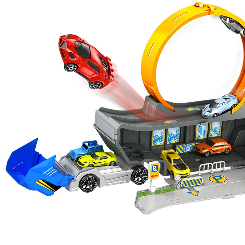Mainan Garasi Super Car Deformed Fire Truck Super Storage Diecast | Mainan Mobil Mobilan