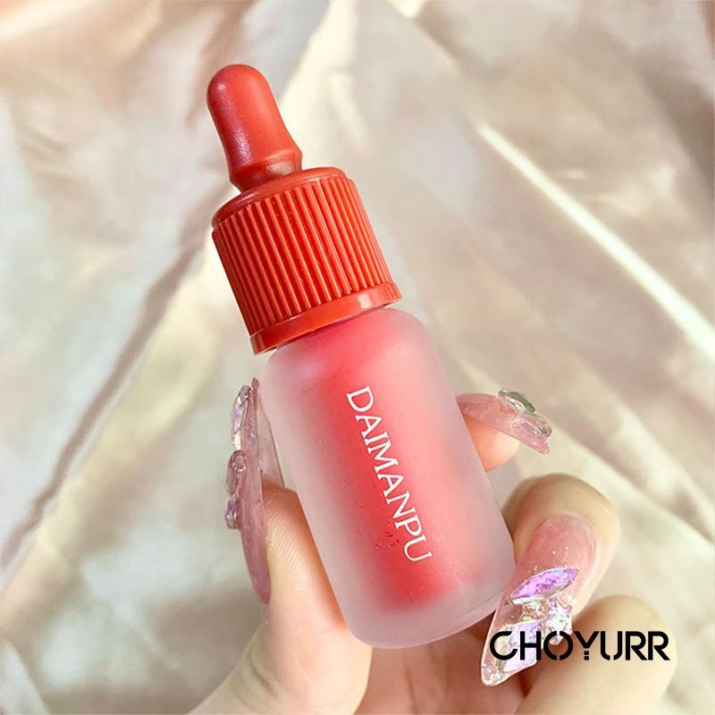 【COD】Lip Glaze Velvet Matte Mist Wajah Bibir Lip Cream Kimuse Frosted Transparan Kosmetik Portabel Korean Original Import-CH