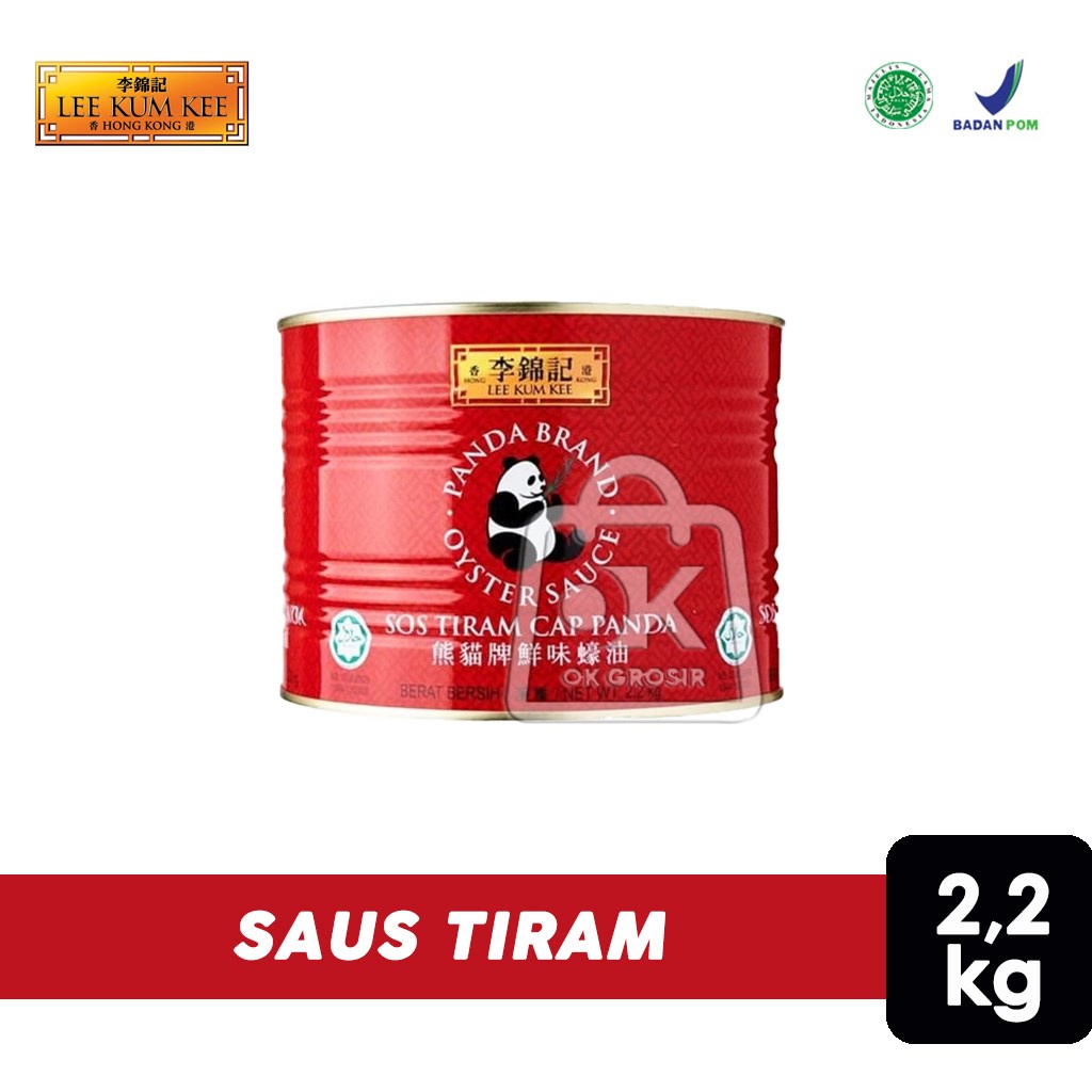 

Lee Kum Kee Saus Tiram Cap Panda / Oyster Sauce (Kaleng 2,2 kg)