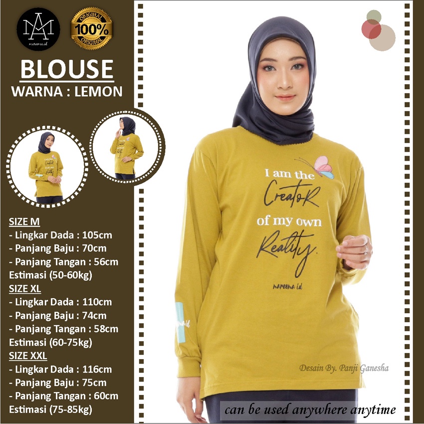KAOS MAREEMA id MAREEMAid 100% ORIGINAL ORI ASLI BLOUSE BAJU TSHRIT ATASAN PAKAIAN FASHION WANITA CE