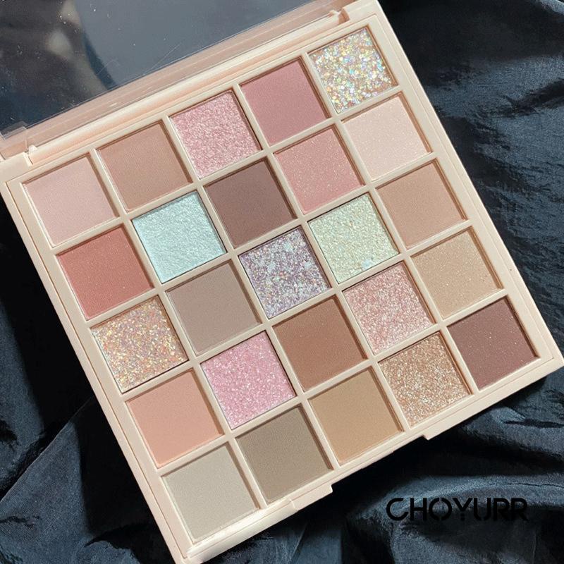 【COD】Eyeshadow Palette 25 Warna Eyeshadow Palette Pearlescent Matte  Waterproof Tahan Lama Korea Original Import Makeup-CH