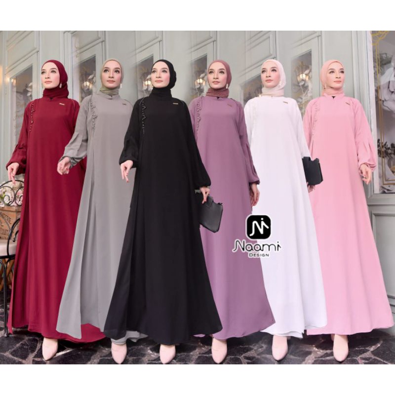 gamis asiyah series by naami design best seller