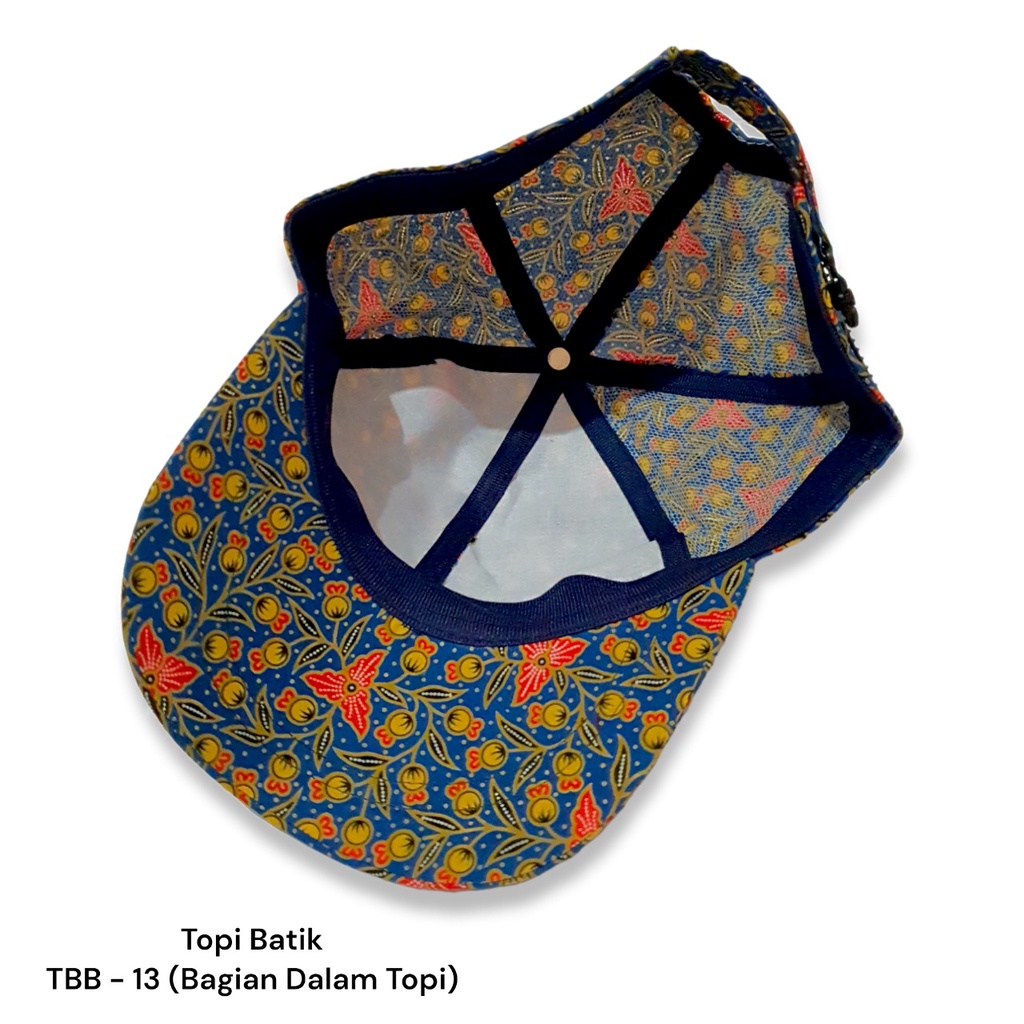 Topi Batik Baseball Handmade Batik Cap TBB_13 / Topi Batik Kain Baseball Jogja