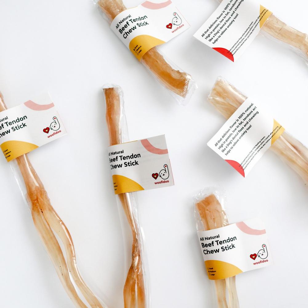 [COD RCN] WOOFIDOO Beef Tendon Chew Stick / Chew Anjing / Dog Treat Snack/ Urat Tendon Sapi / Himala