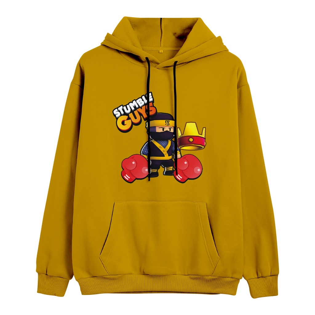 Jumper Hoodie Anak Stumble Guys Ninja II Jaket Hoodie Anak Viral II Sweater Hoodie Kids Sz M - XL ( Laki Laki &amp; Peremepuan )