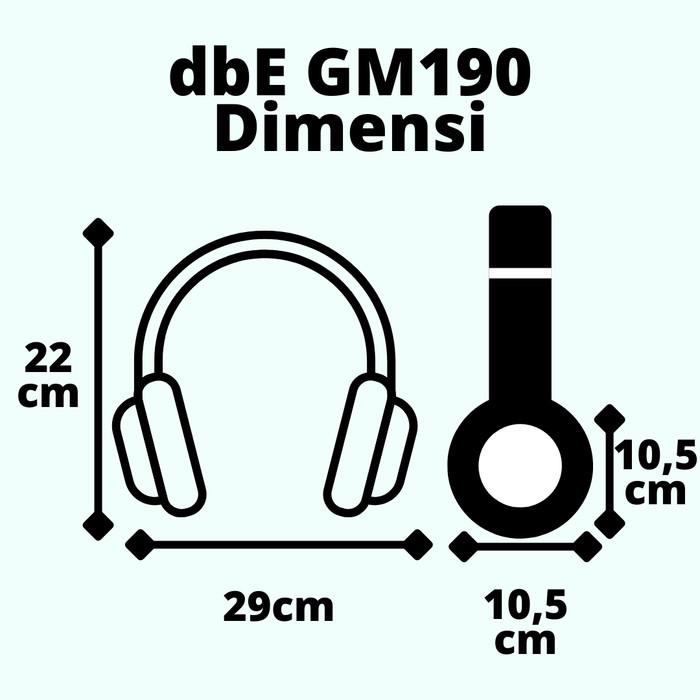 dbE GM190 7.1 Virtual Surround Gaming Headphone - Pink Edition