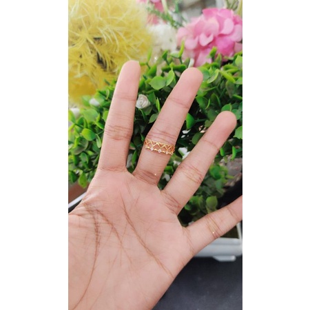 Cincin Love Love Emas 6k