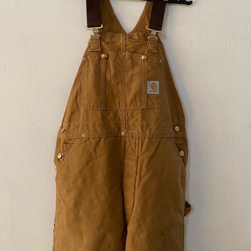 overall carhartt brown