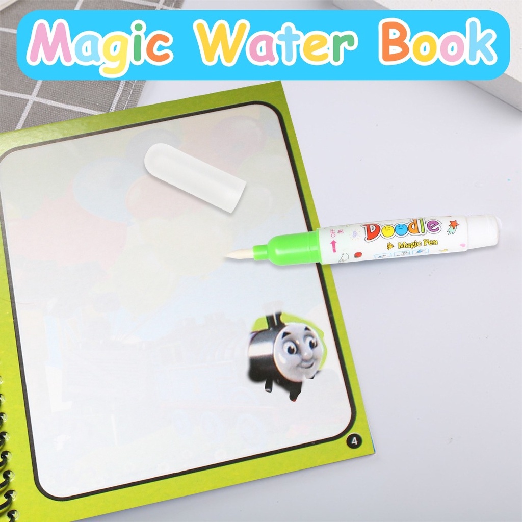 Buku Gambar Magic Water Book Buku Anak Ajaib Drawing Water
