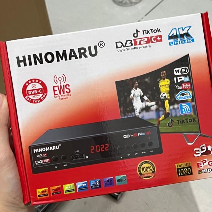 HINOMARU Set Top Box DVB-T2-C+ RECEIVER DIGITAL