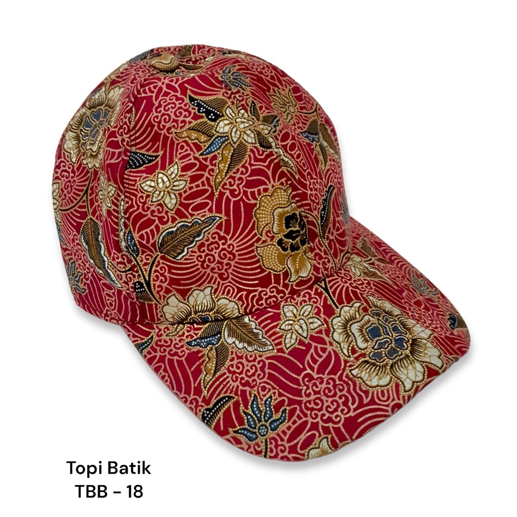 Topi Batik Baseball Handmade Batik Cap TBB_18 / Topi Batik Kain Baseball Jogja