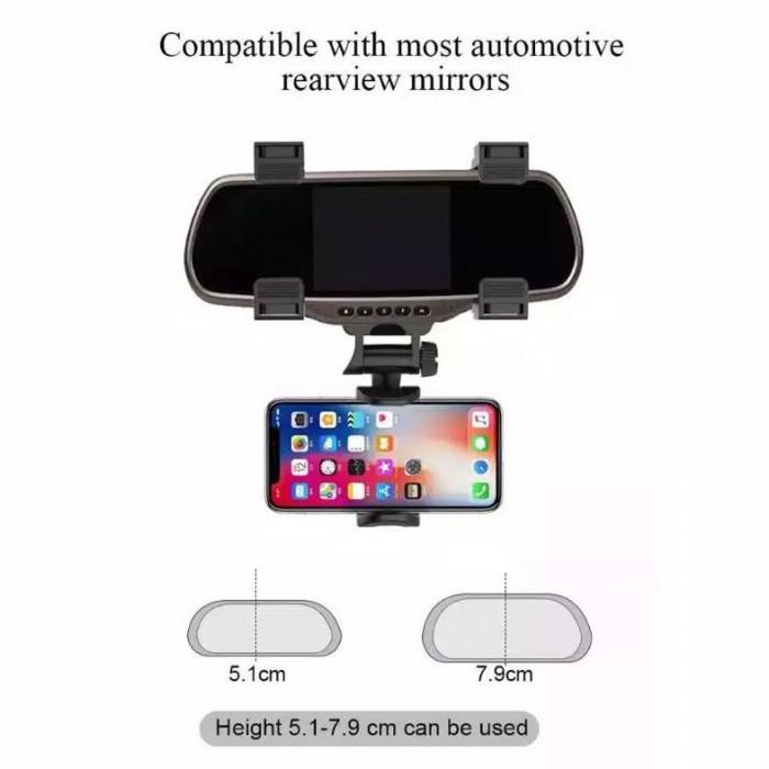 Phone Car Holder Hp Jepit Spion Accessories Aksesoris Mobil Avanza