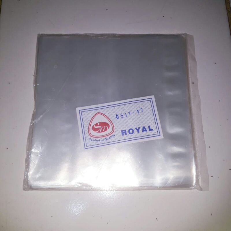 PLASTIK LEMBARAN KUE BASAH 17X17 TEBAL 0.5