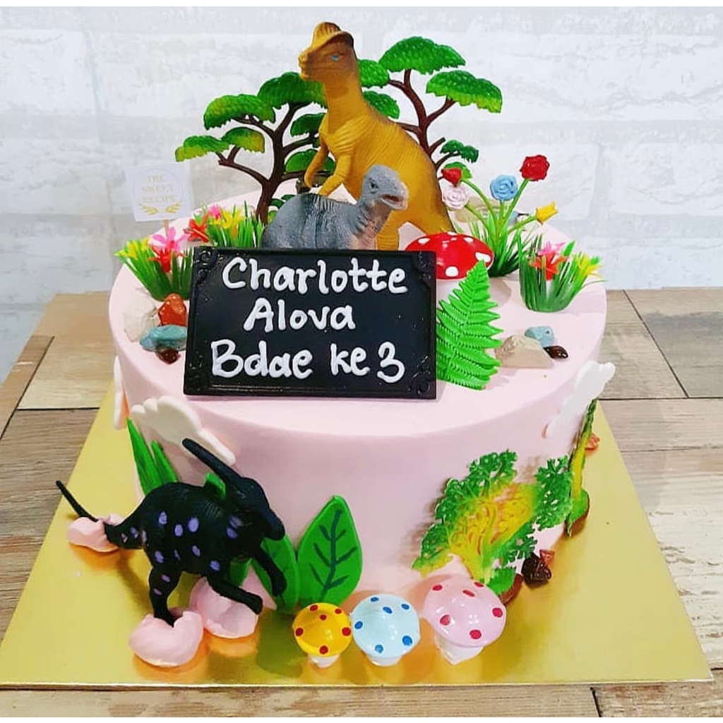 

Kue Dino Pink